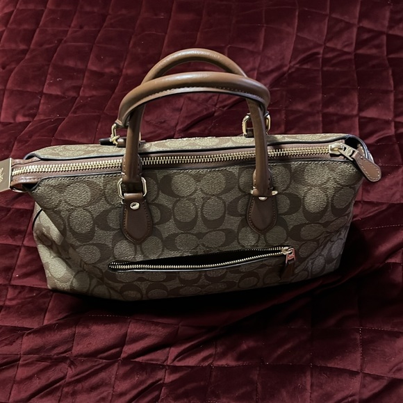 Mid size coach carry purse-authentic Coach. - Picture 2 of 3